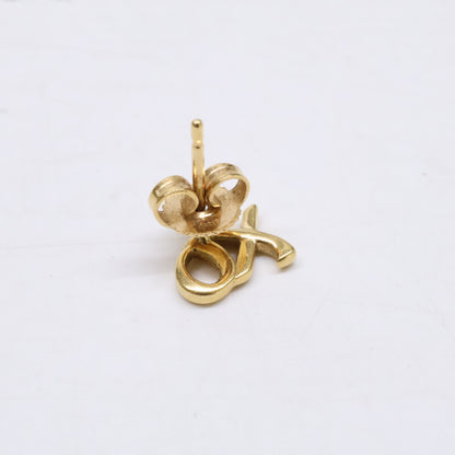TIFFANY&Co. ティファニー AU750 ラブ＆キス 片耳 シングル ピアス