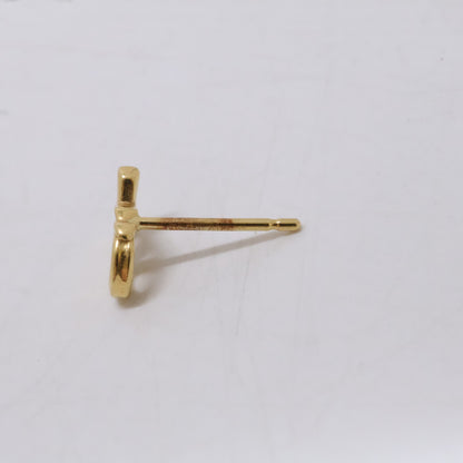 TIFFANY&Co. ティファニー AU750 ラブ＆キス 片耳 シングル ピアス