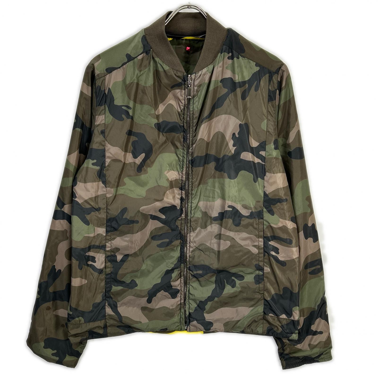 VALENTINO ヴァレンティノ カモフラ リバーシブル ブルゾン ジャケット