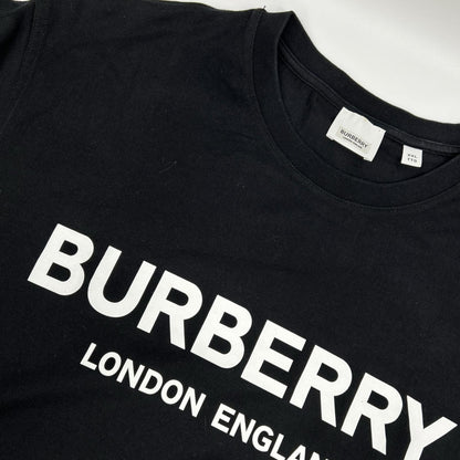 BURBERRY バーバリー 8026016 ブラック ロゴTシャツ トップス