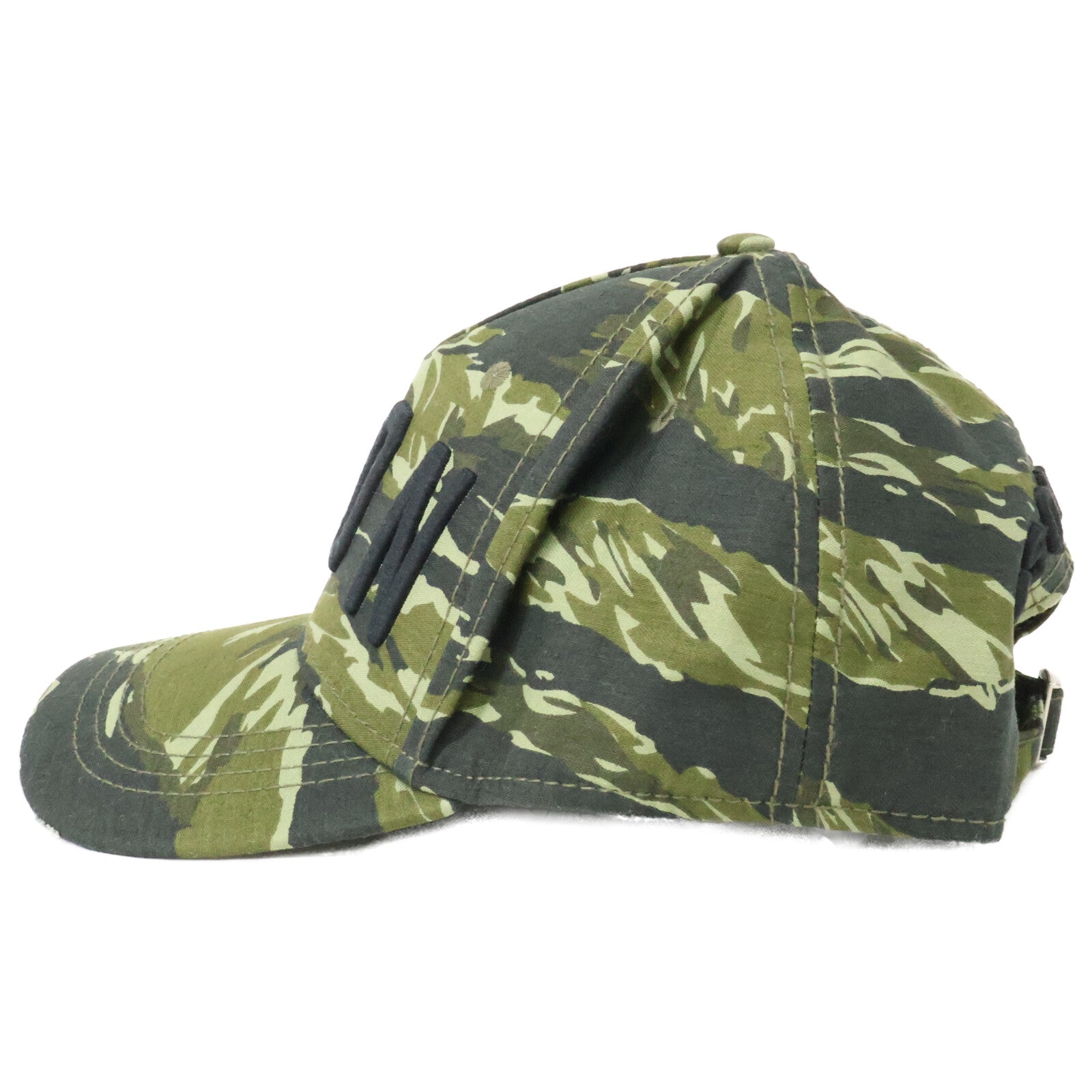 DSQUARED2 ディースクエアード 【美品】S82BC4001 SJ16801581SS19 ICONロゴ カモフラージュ柄 ベースボールキャップ 帽子