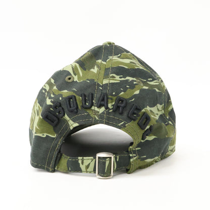 DSQUARED2 ディースクエアード 【美品】S82BC4001 SJ16801581SS19 ICONロゴ カモフラージュ柄 ベースボールキャップ 帽子