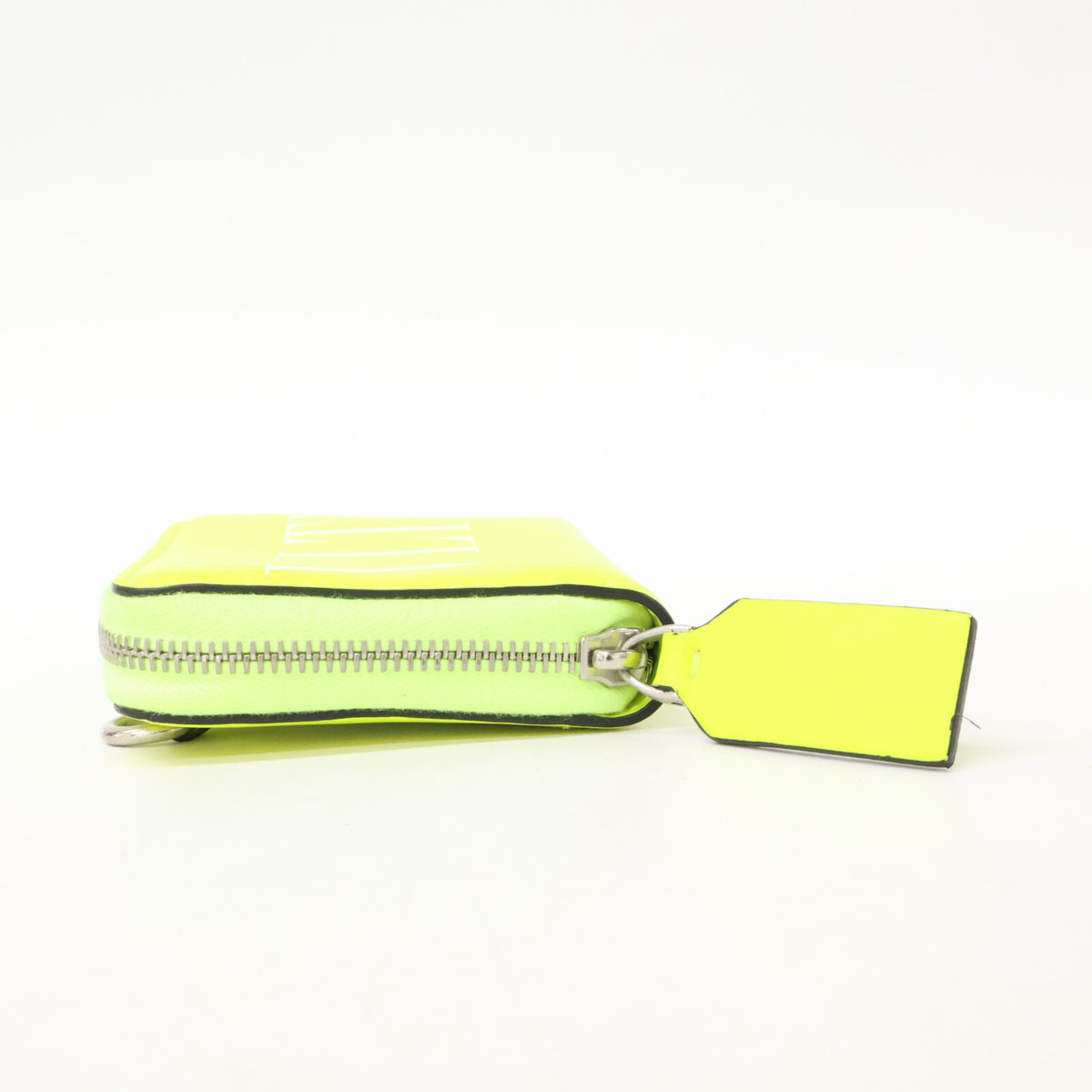 VALENTINO VLTN fluorescent neck-holder wallet coin case