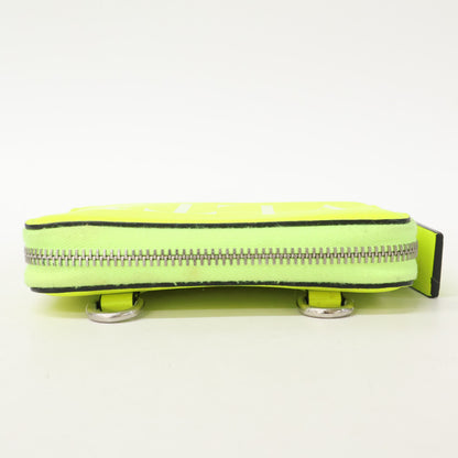 VALENTINO VLTN fluorescent neck-holder wallet coin case