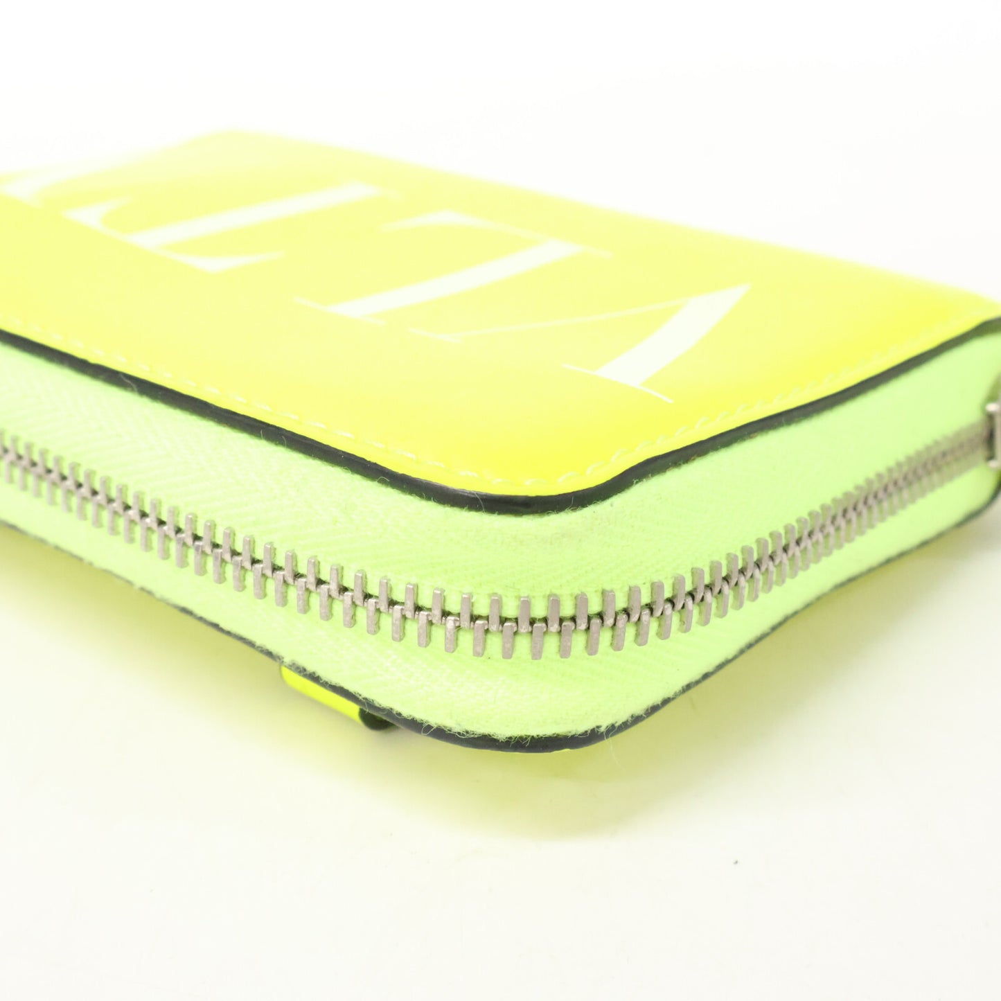 VALENTINO VLTN fluorescent neck-holder wallet coin case