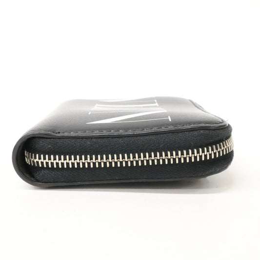 VALENTINO VLTN fluorescent neck-holder wallet coin case