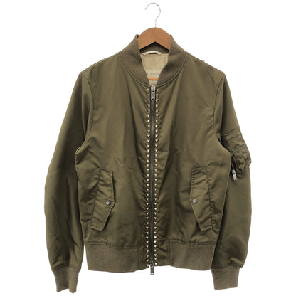 VALENTINO ヴァレンティノ PV3C1162KP カーキ ロックスタッズ MA-1 トップス