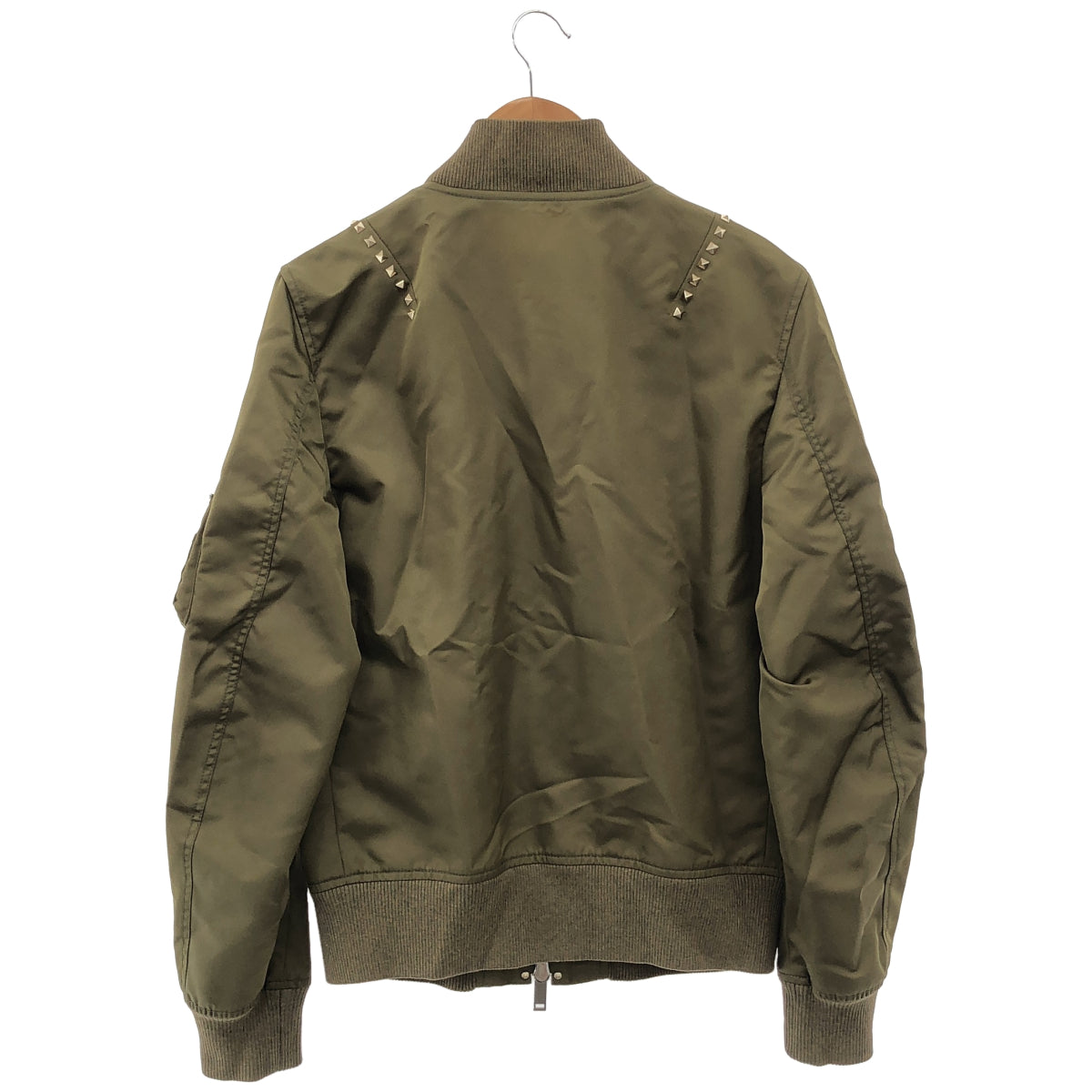 VALENTINO ヴァレンティノ PV3C1162KP カーキ ロックスタッズ MA-1 トップス