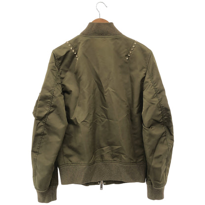 VALENTINO ヴァレンティノ PV3C1162KP カーキ ロックスタッズ MA-1 トップス