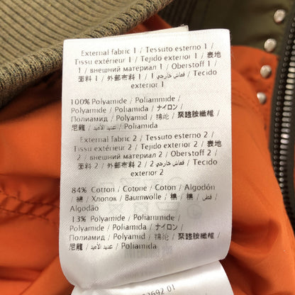 VALENTINO ヴァレンティノ PV3C1162KP カーキ ロックスタッズ MA-1 トップス