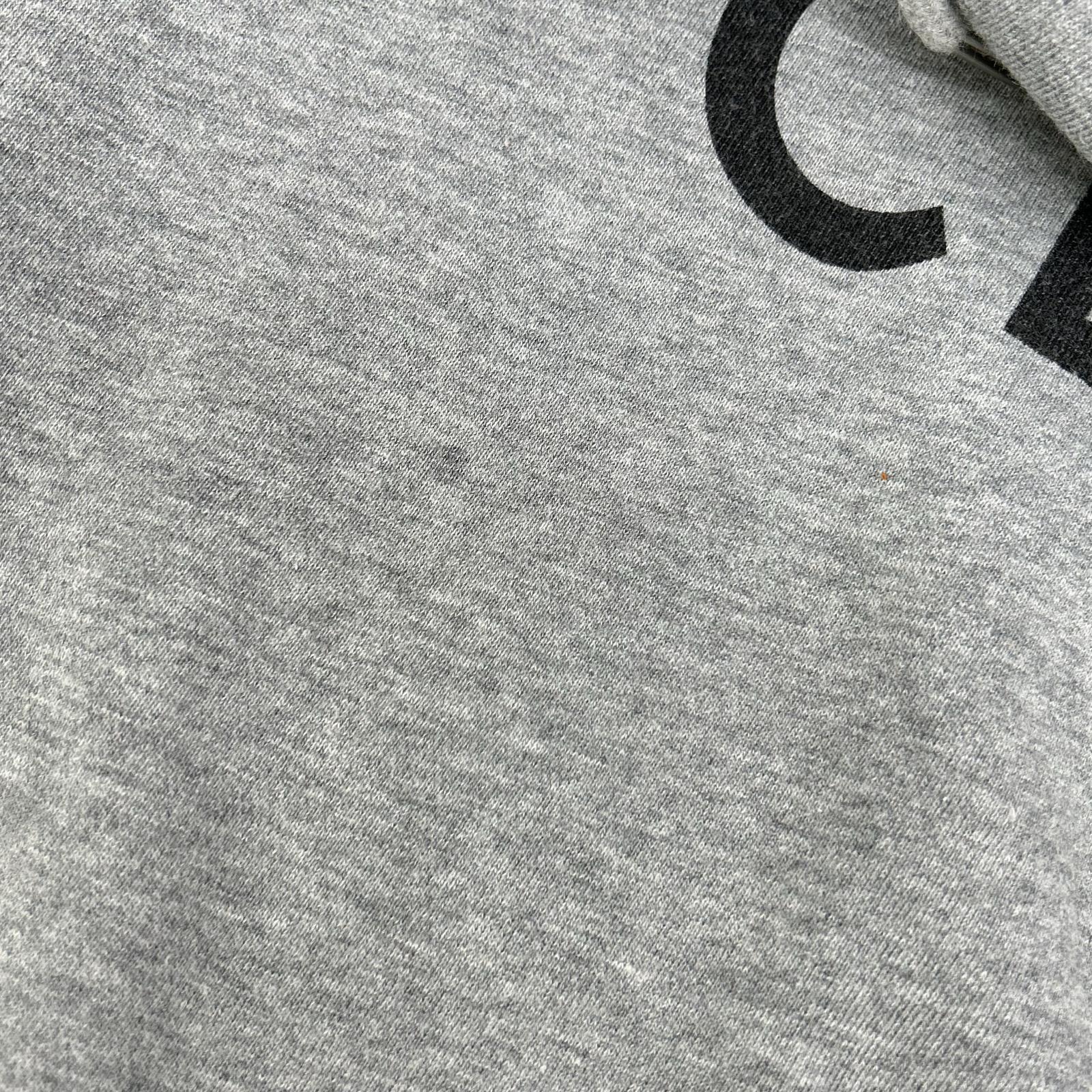 CELINE セリーヌ 2Y321052H グレー ロゴプリント スウェット フーディ トップス
