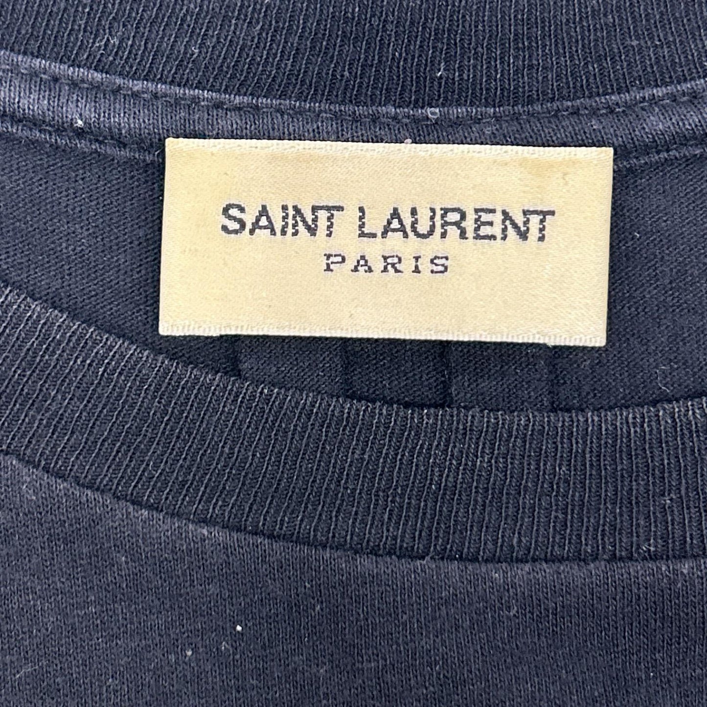 SAINT LAURENT PARIS サンローランパリ 457946 ブラック スネークプリントTシャツ トップス