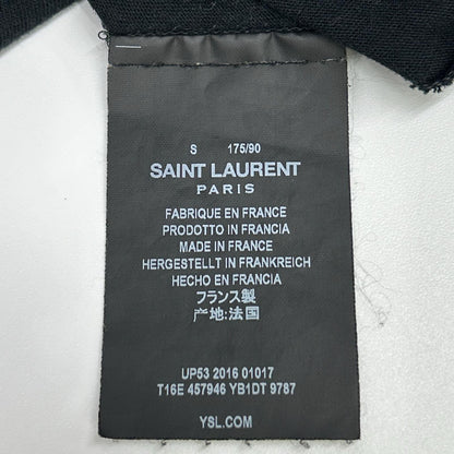SAINT LAURENT PARIS サンローランパリ 457946 ブラック スネークプリントTシャツ トップス