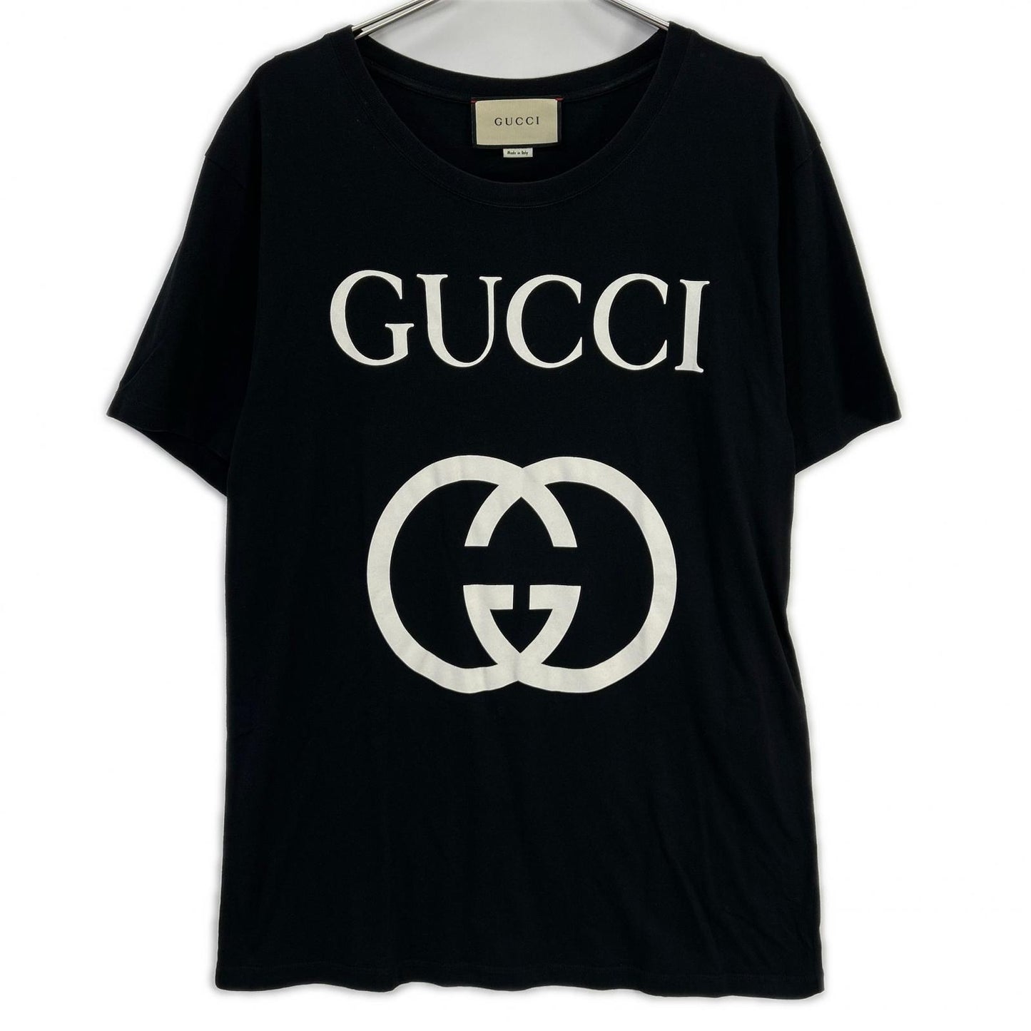 GUCCI グッチ 493117 ブラック GG インターロッキング Tシャツ トップス