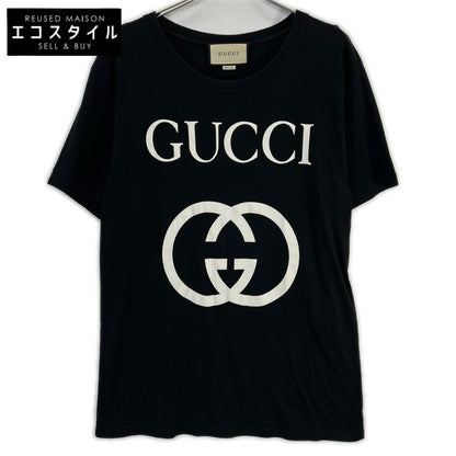 GUCCI グッチ 493117 ブラック GG インターロッキング Tシャツ トップス
