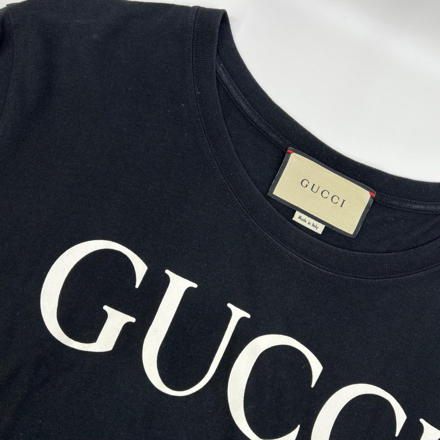 GUCCI グッチ 493117 ブラック GG インターロッキング Tシャツ トップス