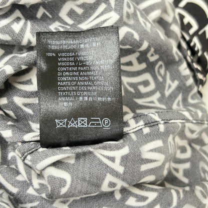 BALENCIAGA バレンシアガ 508467 ブラック 総柄ロゴ コットン 長袖シャツ トップス