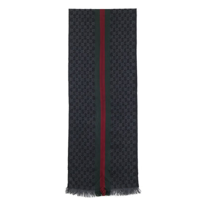 GUCCI グッチ 【即決/国内正規】シェリーライン GG柄 シルク/ウール ストール