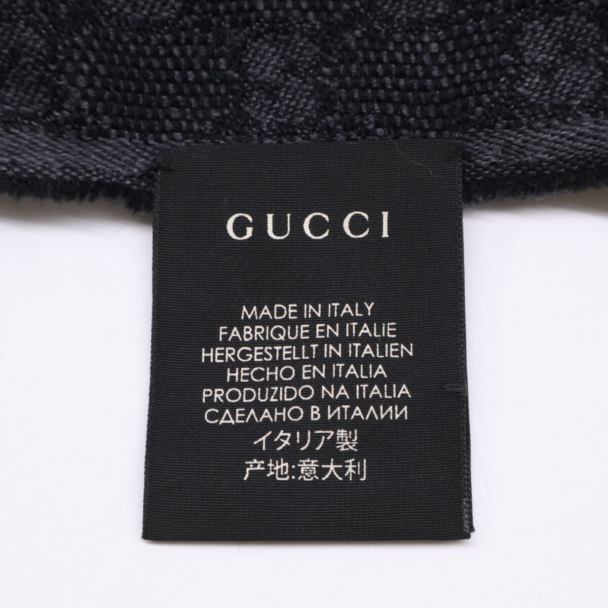 GUCCI グッチ 【即決/国内正規】シェリーライン GG柄 シルク/ウール ストール