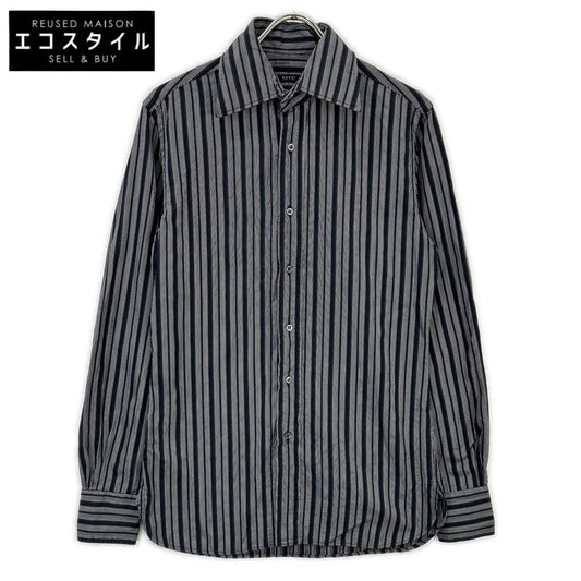 GUCCI グッチ 121037 ブラック ストライプ シャツ トップス