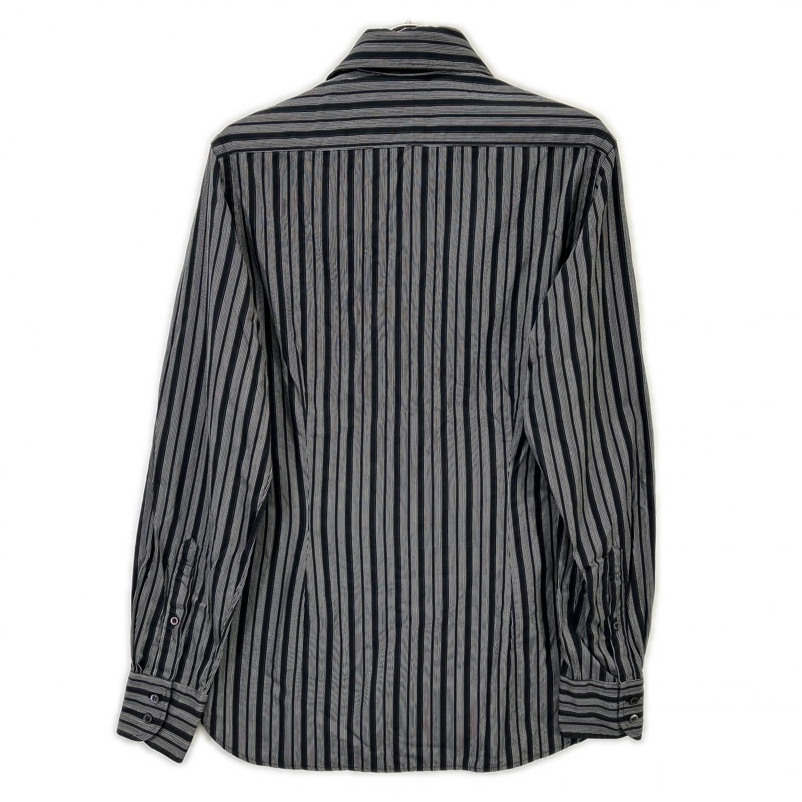 GUCCI グッチ 121037 ブラック ストライプ シャツ トップス