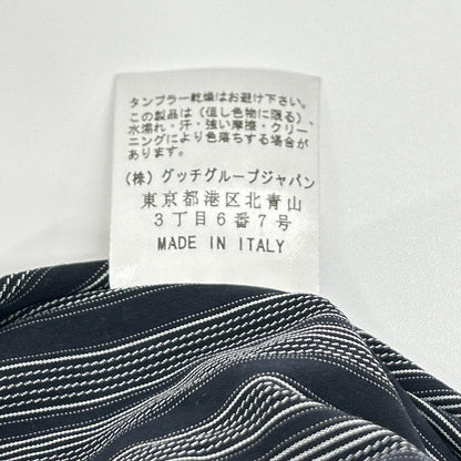 GUCCI グッチ 121037 ブラック ストライプ シャツ トップス