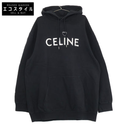 CELINE セリーヌ 【国内正規】2Y701670Q ロゴｘスタッズ アーティストプリント プルオーバー パーカー トップス
