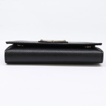 PRADA プラダ 【美品】トライアングルロゴ サフィアーノレザー 6連 キーケース