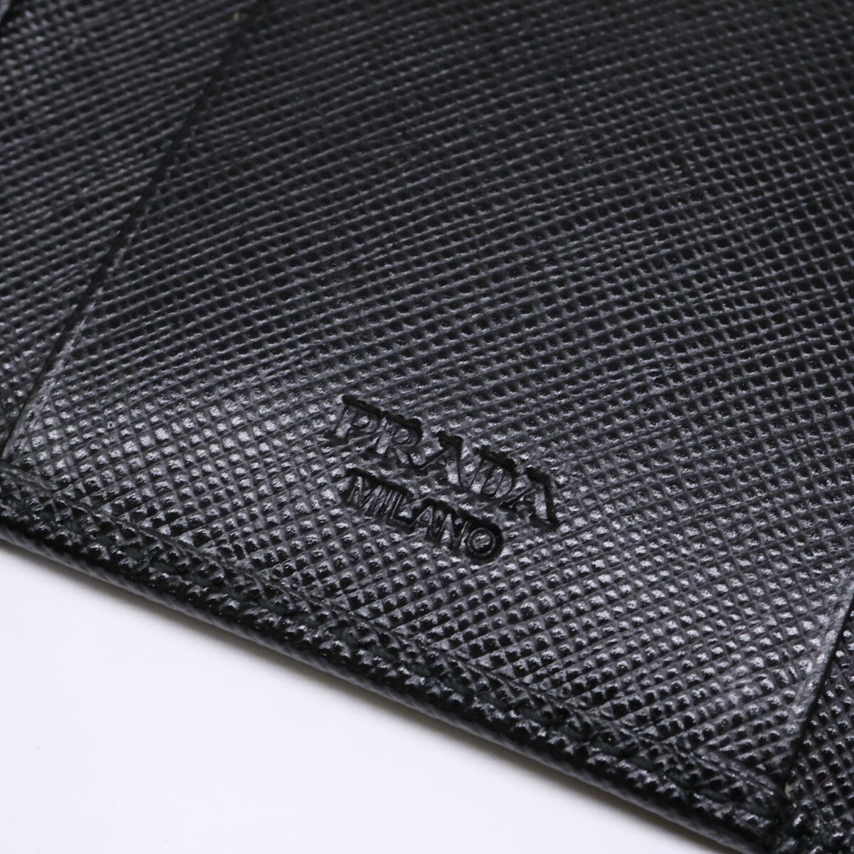 PRADA プラダ 【美品】トライアングルロゴ サフィアーノレザー 6連 キーケース