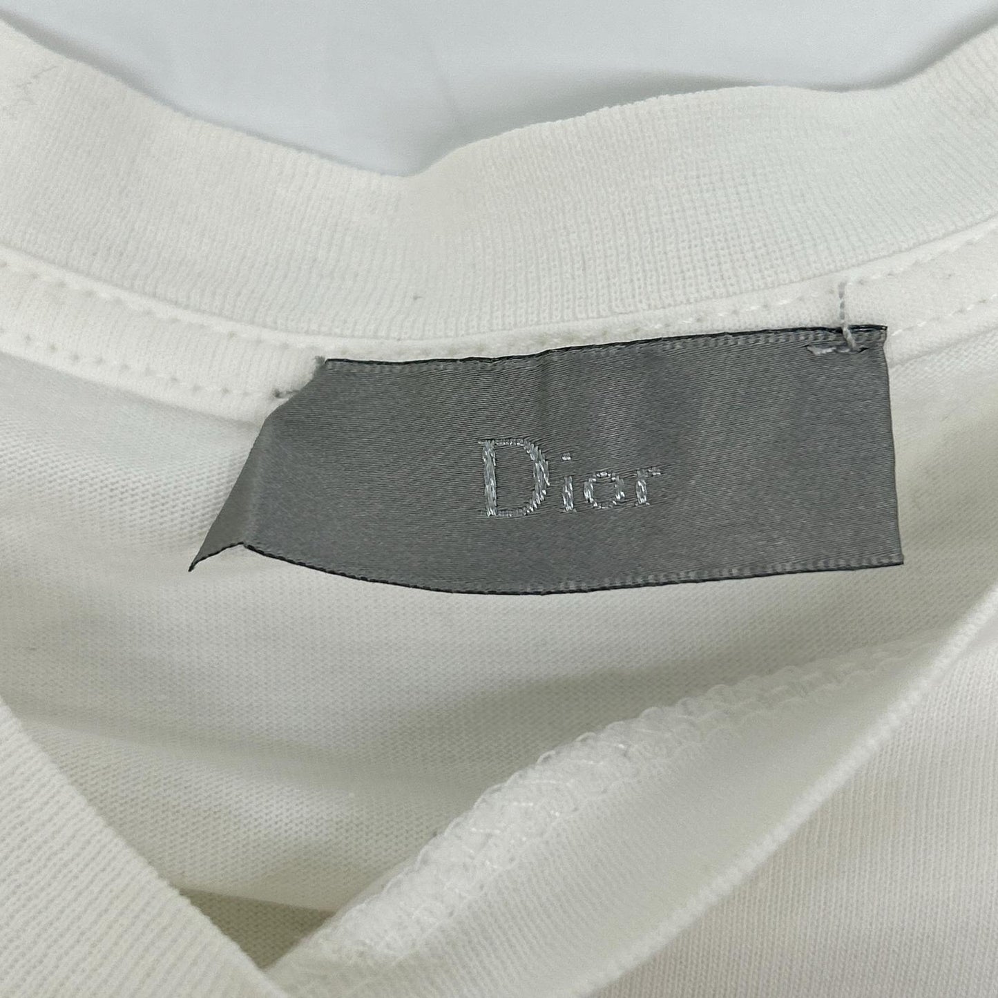 DIOR ディオール 863J621I2712 ホワイト アトリエロゴ Tシャツ トップス