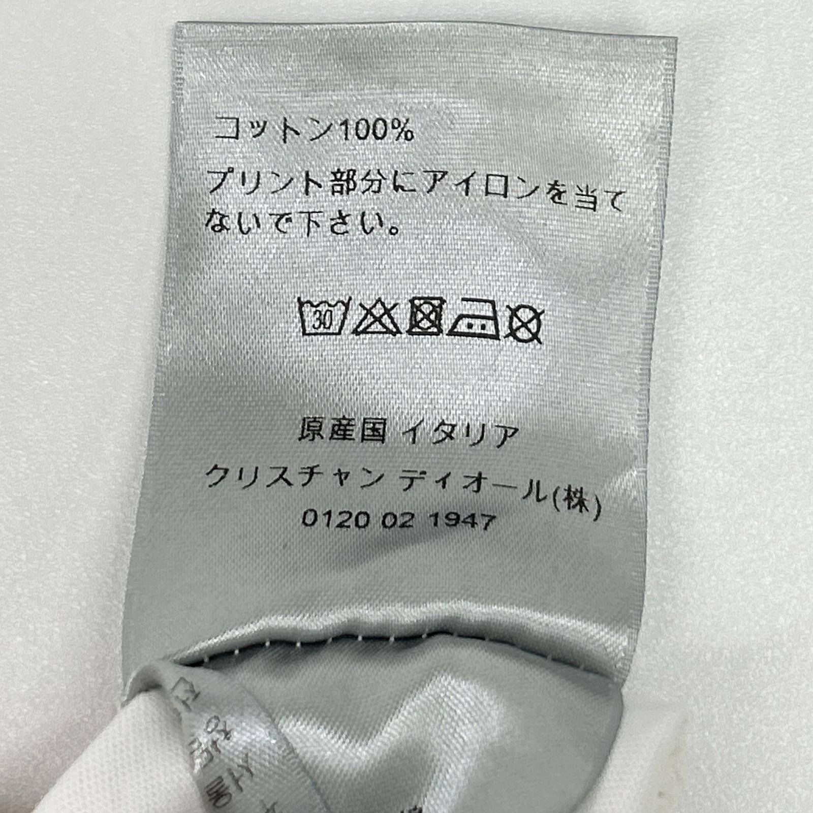 DIOR ディオール 863J621I2712 ホワイト アトリエロゴ Tシャツ トップス