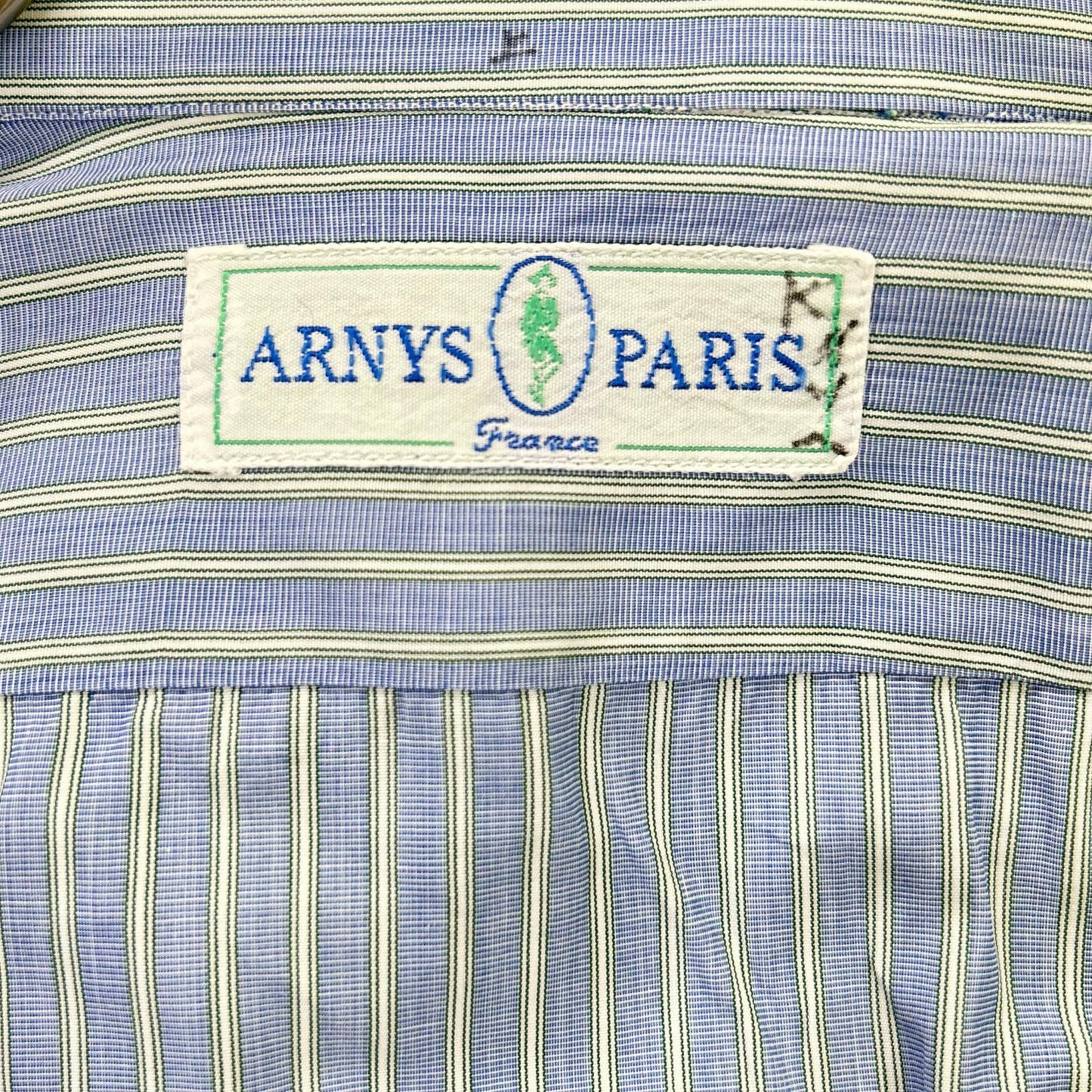 ARNYS アルニス ブルー ストライプ 長袖シャツ トップス