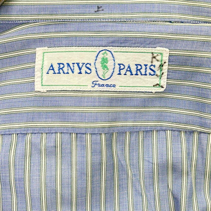 ARNYS アルニス ブルー ストライプ 長袖シャツ トップス