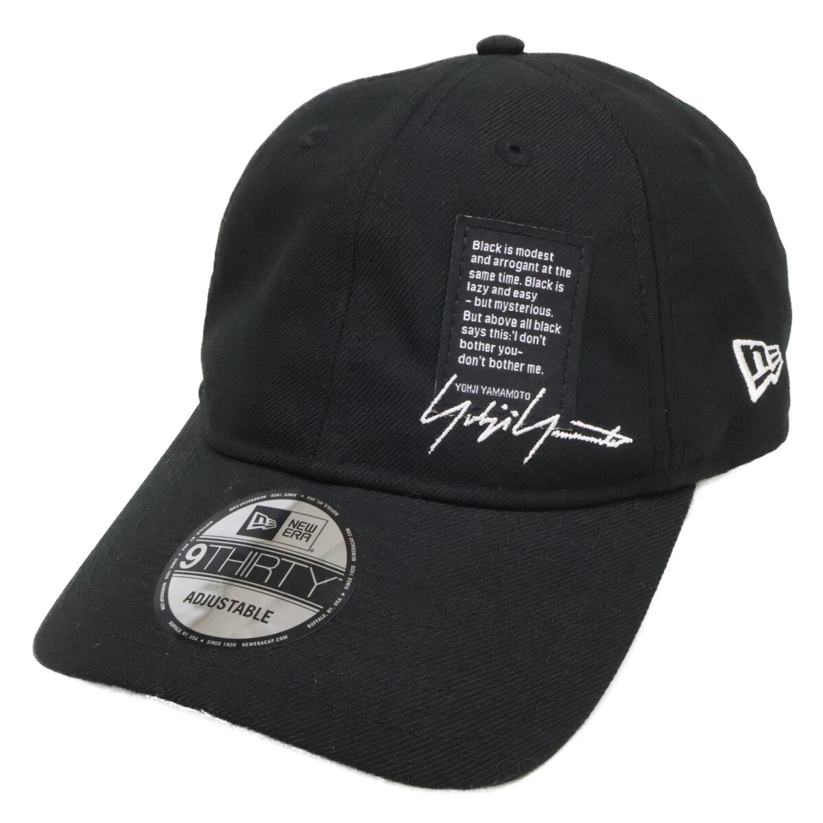 Yohji Yamamoto POUR HOMME ヨウジヤマモトプールオム HE-H81-973 NEW ERA 930 YY LABEL LOGO ニューエラ シグネチャーロゴ刺繍 キャップ 帽子
