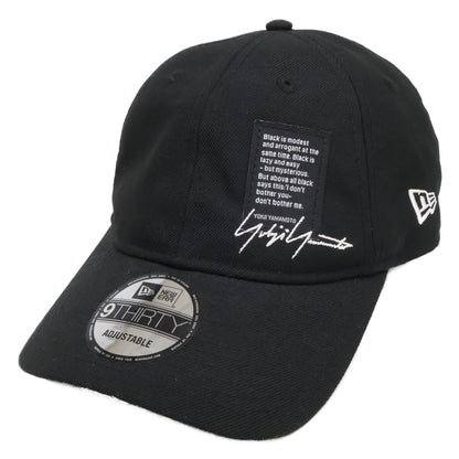 Yohji Yamamoto POUR HOMME ヨウジヤマモトプールオム HE-H81-973 NEW ERA 930 YY LABEL LOGO ニューエラ シグネチャーロゴ刺繍 キャップ 帽子