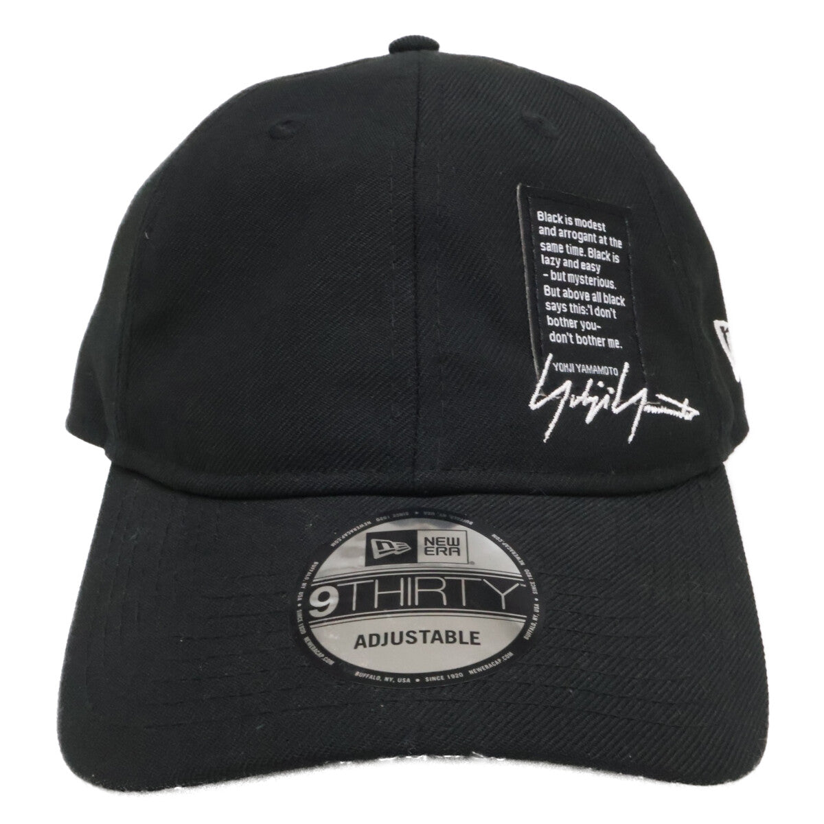 Yohji Yamamoto POUR HOMME ヨウジヤマモトプールオム HE-H81-973 NEW ERA 930 YY LABEL LOGO ニューエラ シグネチャーロゴ刺繍 キャップ 帽子