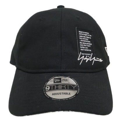 Yohji Yamamoto POUR HOMME ヨウジヤマモトプールオム HE-H81-973 NEW ERA 930 YY LABEL LOGO ニューエラ シグネチャーロゴ刺繍 キャップ 帽子