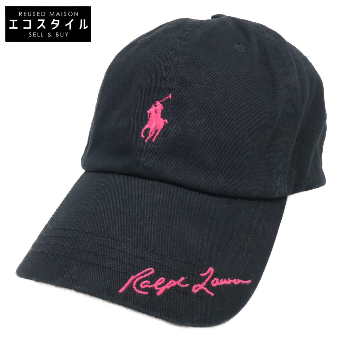 POLO RALPH LAUREN ポロ ラルフローレン Pink Pony ピンクポニー ツイル ボール キャップ 帽子