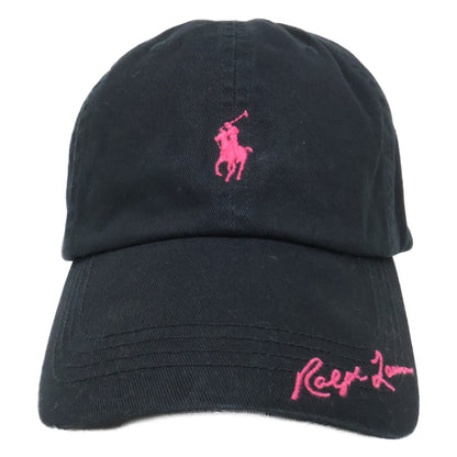 POLO RALPH LAUREN ポロ ラルフローレン Pink Pony ピンクポニー ツイル ボール キャップ 帽子