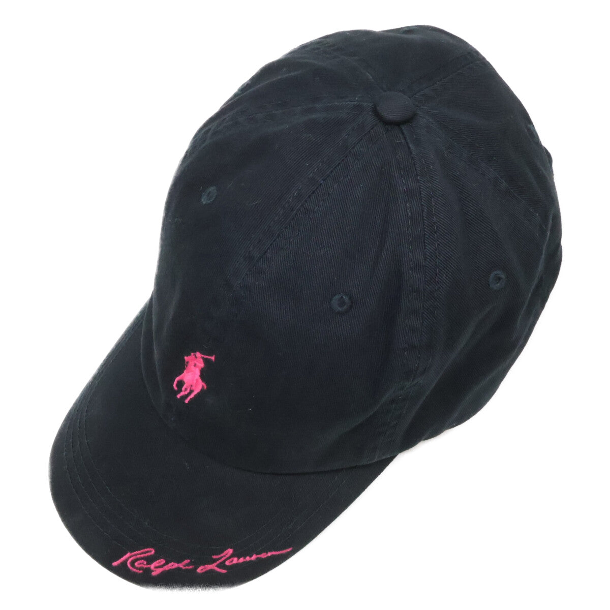 POLO RALPH LAUREN ポロ ラルフローレン Pink Pony ピンクポニー ツイル ボール キャップ 帽子