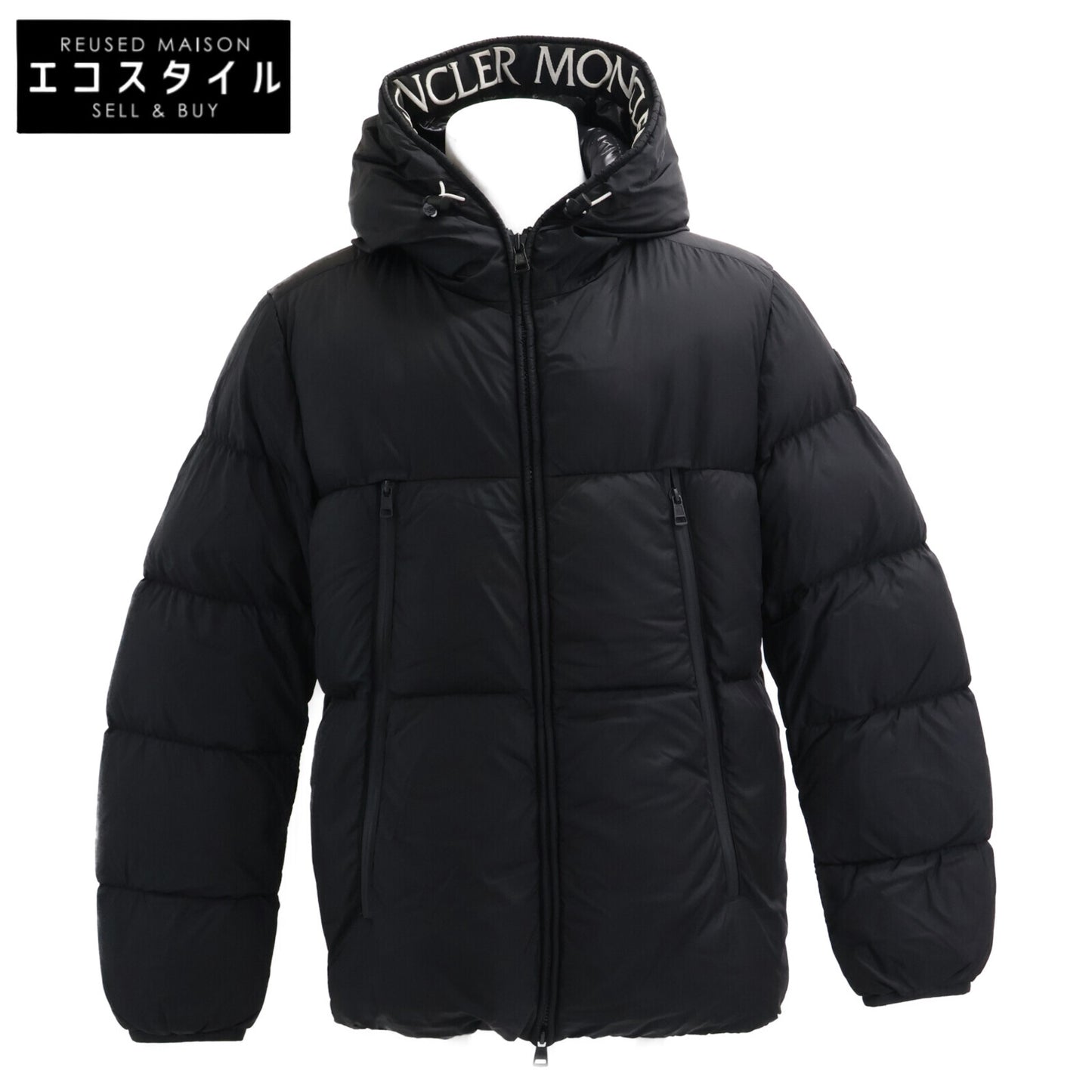 MONCLER モンクレール MONTCLA モンクラ 内側ロゴ刺繍グログランテープ フーディダウンジャケット ジャケット