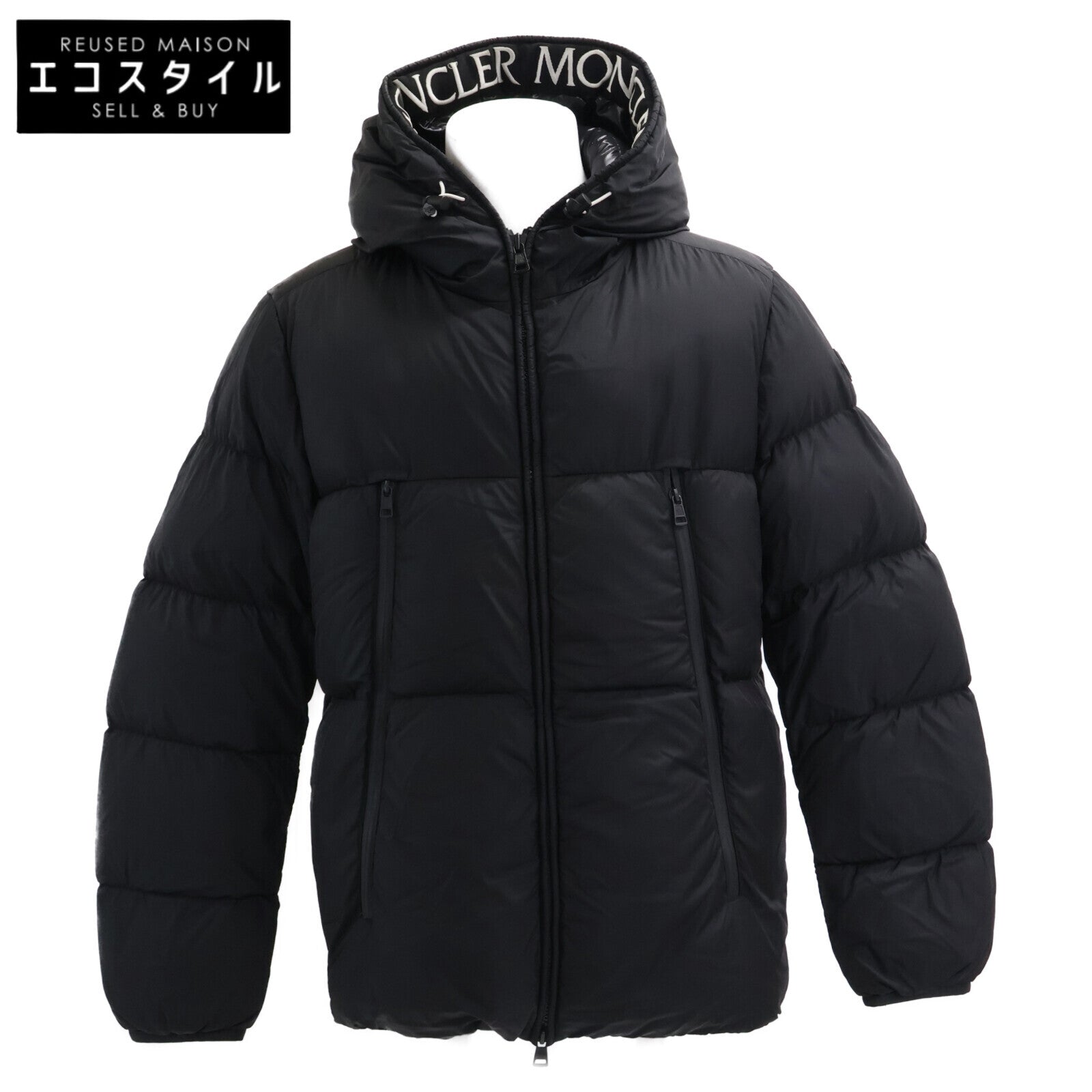 MONCLER モンクレール MONTCLA モンクラ 内側ロゴ刺繍グログランテープ フーディダウンジャケット ジャケット