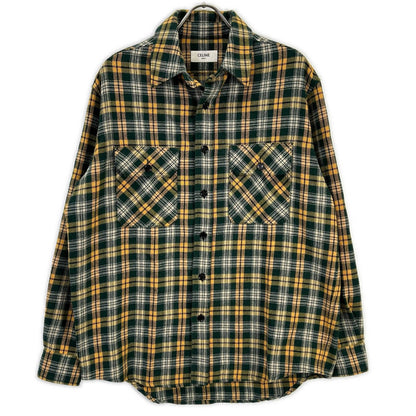 CELINE セリーヌ 22AW　2C574954R エディ期 ルーズランバージャック チャック 長袖 シャツ トップス