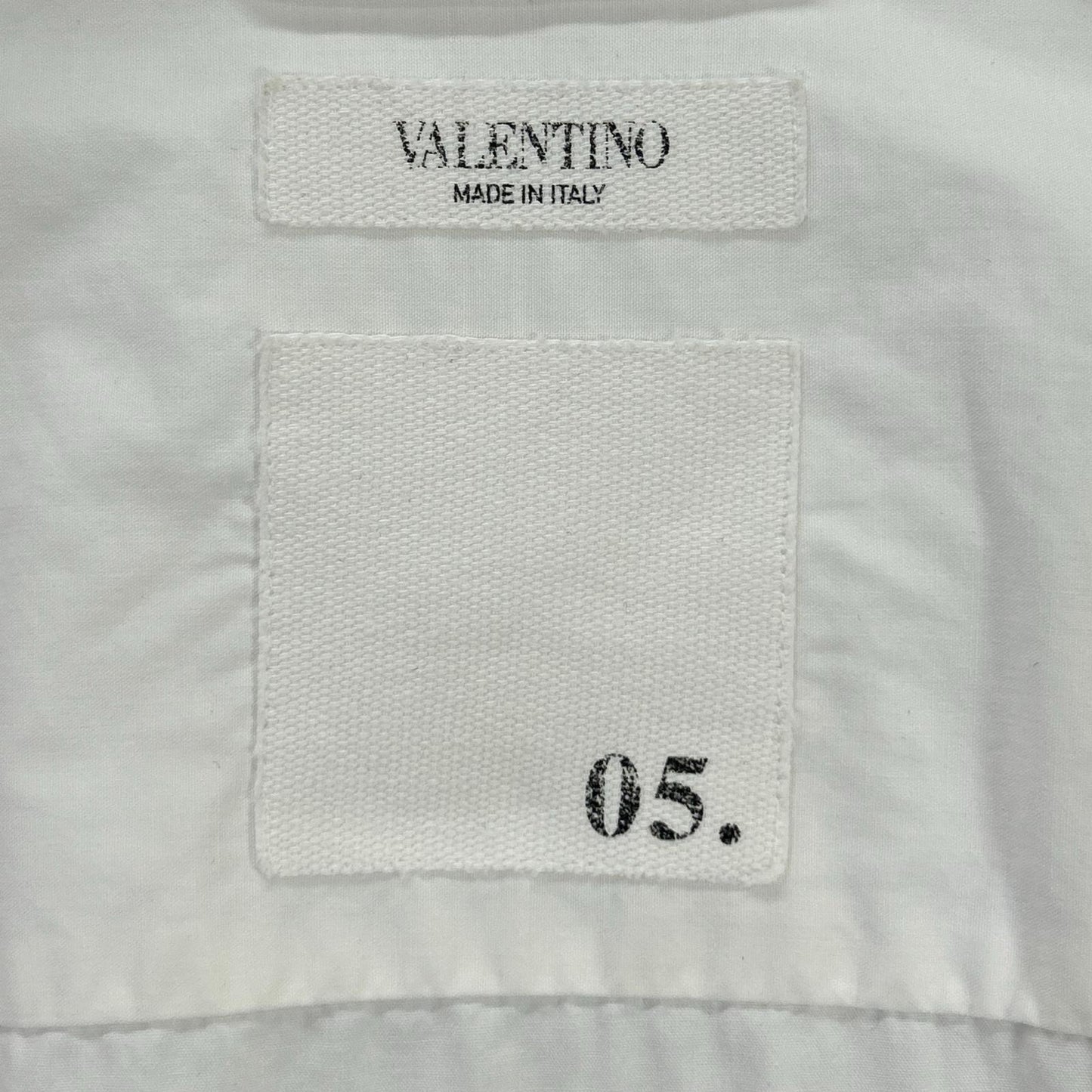 VALENTINO ヴァレンティノ 2V3AB25C4WW ホワイト 襟スタッズ シャツ トップス