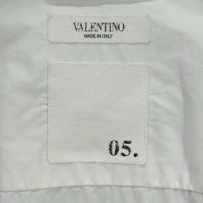 VALENTINO ヴァレンティノ 2V3AB25C4WW ホワイト 襟スタッズ シャツ トップス