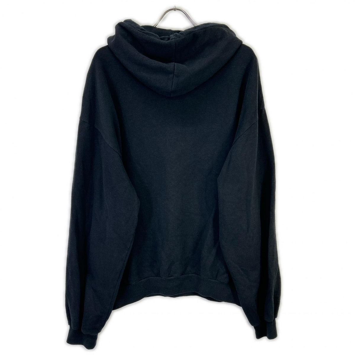 CELINE セリーヌ 2Y35D4501.38AW ブラック カシミア混 トリオンフ ルーズフーディー トップス