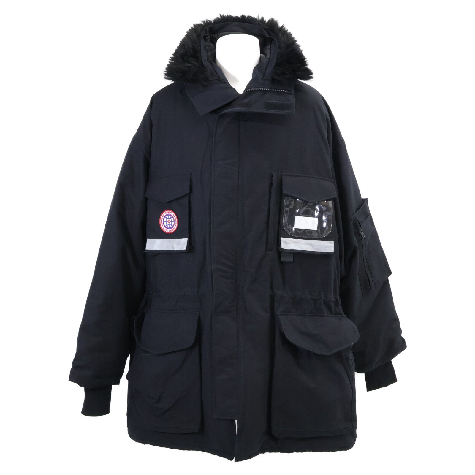 CANADA GOOSE カナダグース ｘVETEMENTS ヴェトモン 17SS MH17JA14 GLOBAL WARMING オーバー ダウン コート