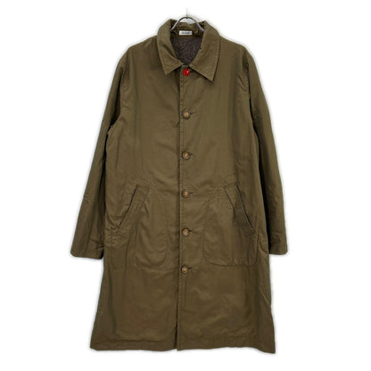 ikurah イラク カーキ リバーシブル ステンカラーコート コート