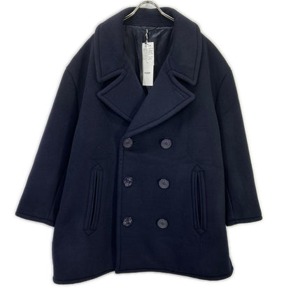 doublet ダブレット ネイビー 18AW06CO21 BONDING OVERSIZED ピーコート コート