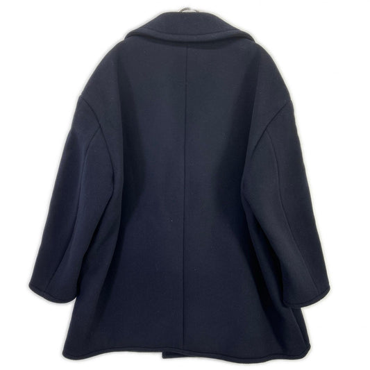 doublet ダブレット ネイビー 18AW06CO21 BONDING OVERSIZED ピーコート コート